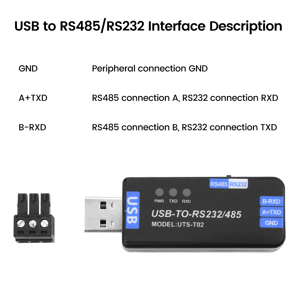USB-to-RS485/RS232 Communicati - Modular Power Supply recension och pris