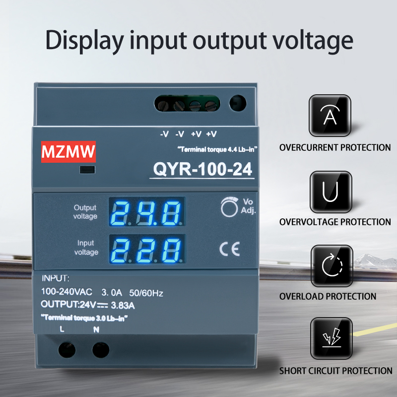 MZMW 60W 100W 150W DIN Rail Sw - Smps Power Supply recension och pris