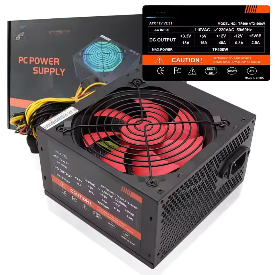 Computer Power Supply 500/600/ - Psu Computer recension och pris