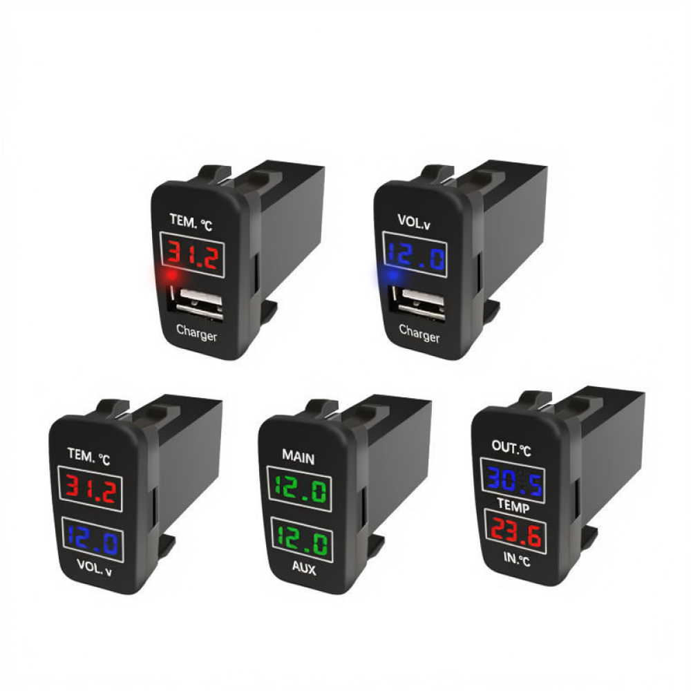 Car USB Fast Charger For Toyot - Power Supply Tester recension och pris