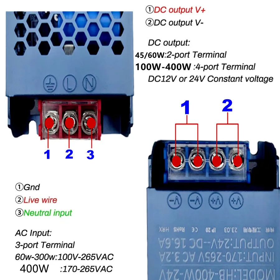12V 24V LED Power Supply 45W 6 - Smps Power Supply recension och pris