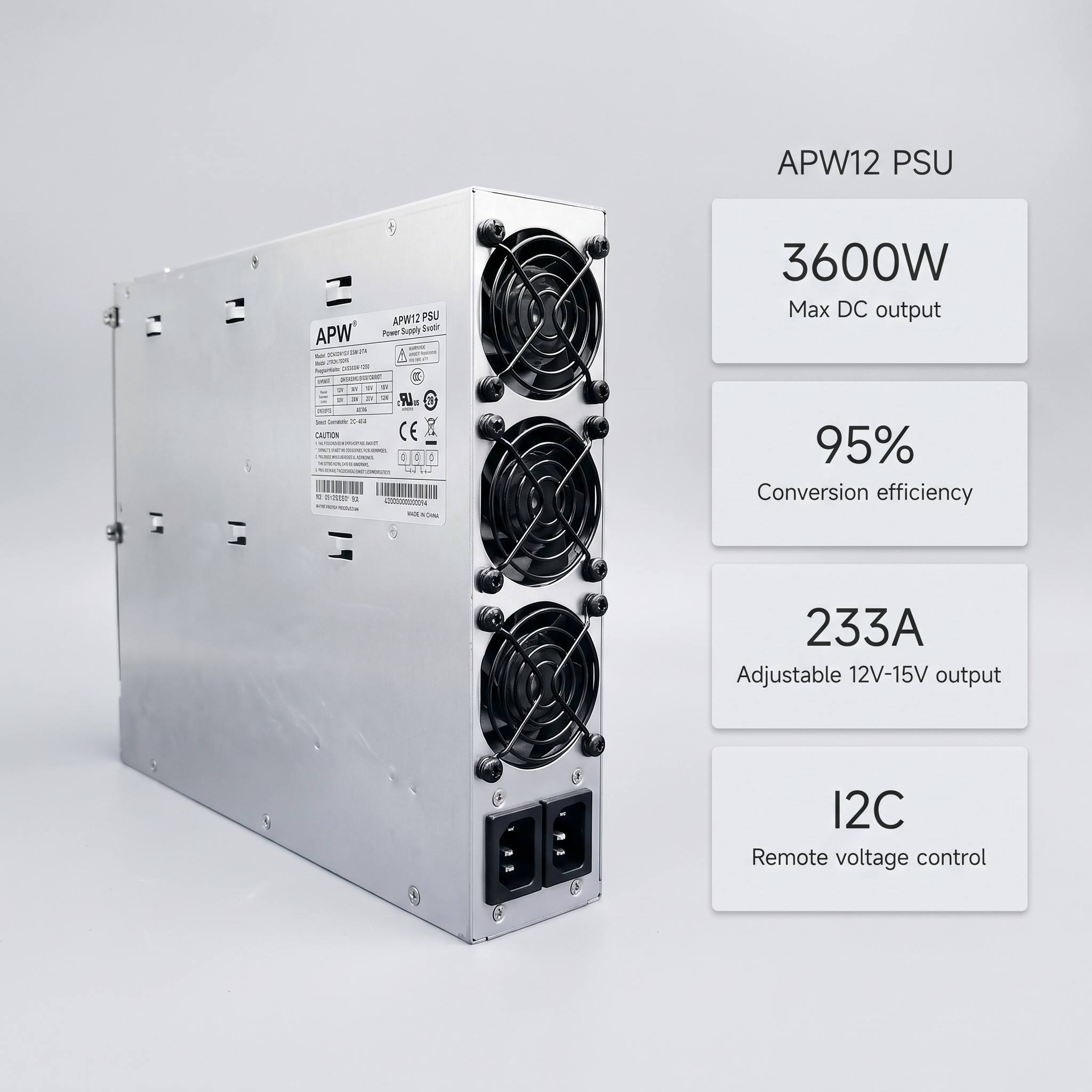 S19K Pro L7 S19J Pro XP 141T A - Power Supply 12V recension och pris